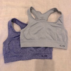 Set of TWO champion sports bras size Medium